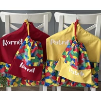 Kép 5/9 - Ovizsák szett - Legó - Egyedi felirattal is rendelhető