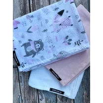 Kép 2/5 - Pinky Textil Pelenka csomag (Kislány baba válogatás) (3 db)