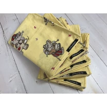 Kép 1/4 - Textil Pelenka - Sárga Elefántok (1db)