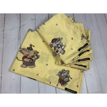 Kép 4/4 - Textil Pelenka - Sárga Elefántok (1db)