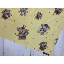 Kép 2/4 - Textil Pelenka - Sárga Elefántok (1db)