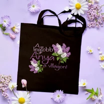 Kép 2/2 - A legjobb anya a világon (Orgona) - Vászontáska