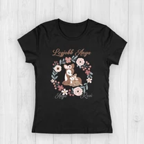 Kép 2/3 - Legjobb anya, Őzike bambival (Egyedi névvell) - Női póló