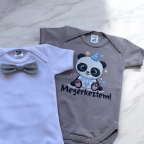 Kép 5/7 - Panda Maci Megérkeztem -  Babadoboz (Egyedi névvel)