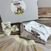 Kép 3/7 - Őzike Megérkeztem - Babadoboz  (Egyedi név + Hajpánt)