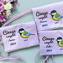 Kép 1/6 - Ballagási tarisznya a csoport jelével, egyedi névvel, jellel (01B típus, egyedi)