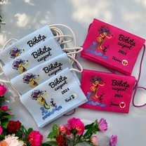 Kép 3/6 - Ballagási tarisznya a csoport jelével, egyedi névvel, jellel (01B típus, egyedi)