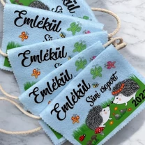 Kép 6/8 - Ballagási tarisznya "Süni a réten" mintával (02A típus, egységes)