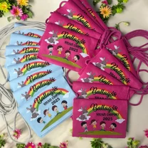 Kép 1/13 - Ballagási tarisznya "Szivárvány" mintával (04A típus, egységes)