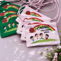 Kép 4/13 - Ballagási tarisznya "Szivárvány" mintával (04A típus, egységes)