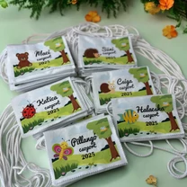 Kép 3/9 - Ballagási tarisznya "Meseerdő" mintával, egységes csoport jellel (06A típus, egységes)