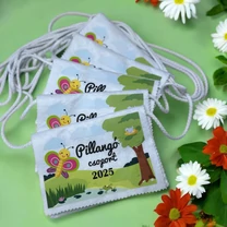 Kép 8/9 - Ballagási tarisznya "Meseerdő" mintával, egységes csoport jellel (06A típus, egységes)