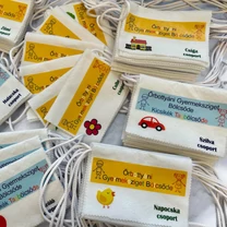 Kép 8/9 - Egyedi tervezésű Ballagási tarisznya egyedi névvel, ovis jellel (07B típus, egyedi)