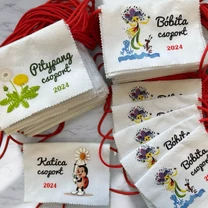 Kép 9/21 - Ballagási tarisznya a csoport jelével (01A típus, egységes)