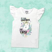 Kép 2/6 - Ez a kis Unikornis már ovis - Fodros Lányka Felső