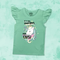 Kép 3/6 - Ez a kis Unikornis már ovis - Fodros Lányka Felső