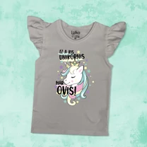 Kép 4/6 - Ez a kis Unikornis már ovis - Fodros Lányka Felső