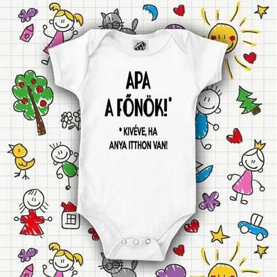 Apa a főnök (Fehér)