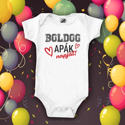 Boldog Apák Napját (Fehér)