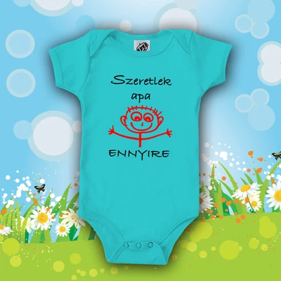 Szeretlek Apa baba body - Babaruha
