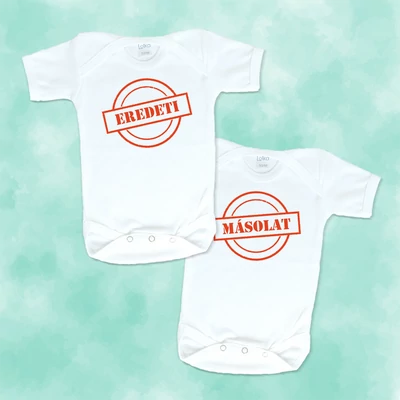 Eredeti - Másolat - Babaruha ikreknek