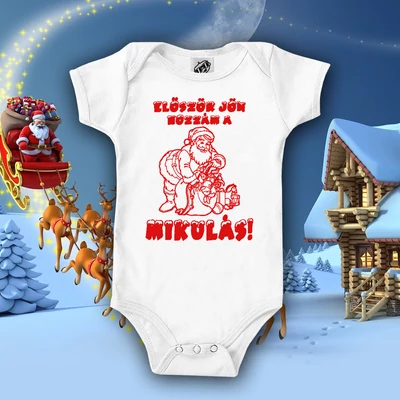 Először jön hozzám a Mikulás (Fehér) 