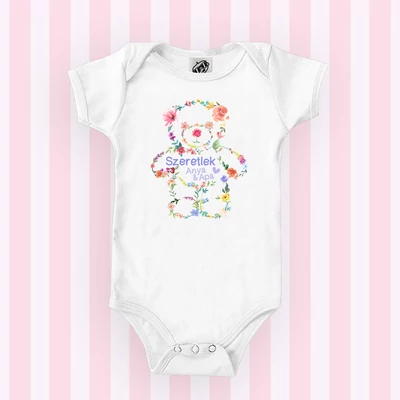 Babarózsa Mackó (Szeretlek Anya & Apa) -  Babaruha