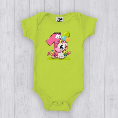 Egy éves unikornis szivárvány - Babaruha