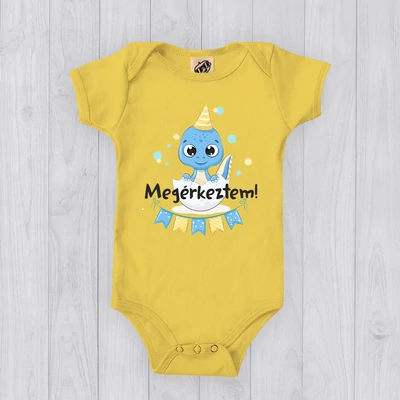 Megérkeztem (Kis dinó)- Babaruha