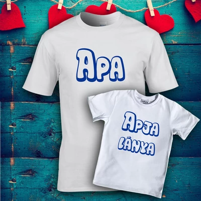 Apja Fia (fehér - fehér)