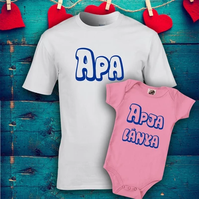 Apja lánya (Fehér - rózsaszín)