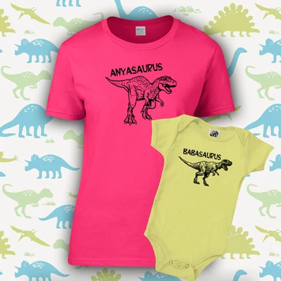 Anyasaurus Családi (Ciklámen - Sárga)