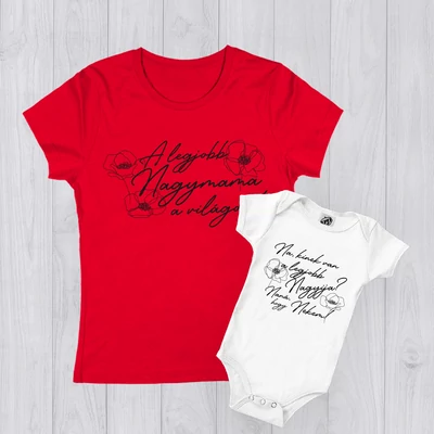 A legjobb nagymama a világon (pipacs) - Családi csomag