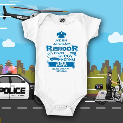 Rendőr Apuka - Babaruha