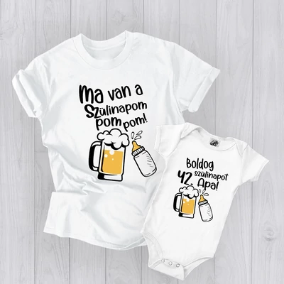 Ma van a szülinapom,sörös koccintós (Apa) - Családi csomag