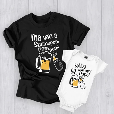 Ma van a szülinapom,sörös koccintós (Papa) - Családi csomag