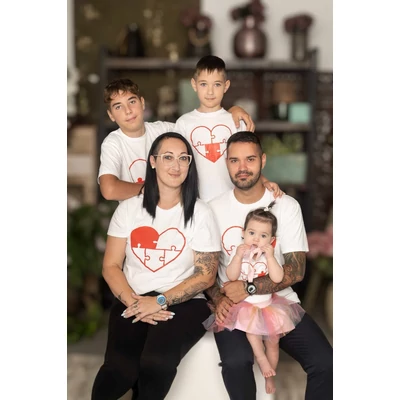 Családi Szív Puzzle - Családi csomag (4 fős v. 5 fős családoknak)