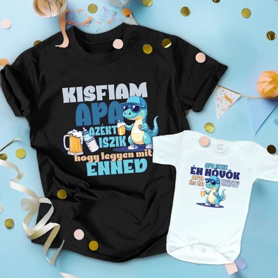 Apa iszik, én növök (Dínós változat) - Apa csomag tejfakasztóra