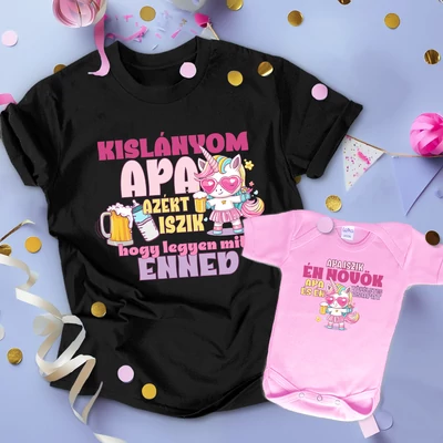 Apa iszik, én növök (Unikornis változat) - Apa csomag tejfakasztóra