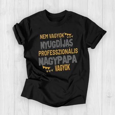 Nem vagyok nyugdíjas, professzionális nagypapa vagyok - Férfi póló