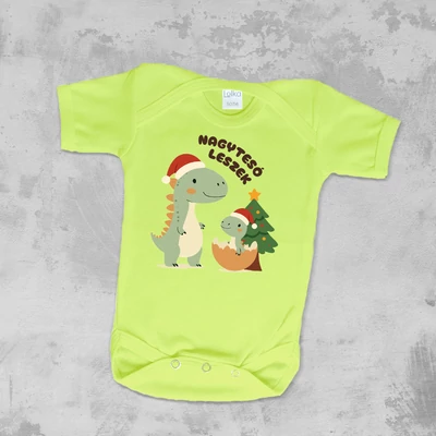 Karácsonyi Nagytesó leszek (Dínók) - Babaruha