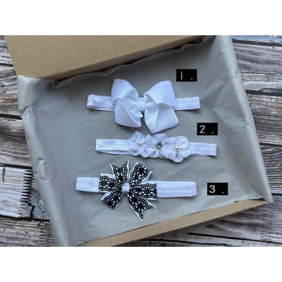 Fehér színű hajpánt