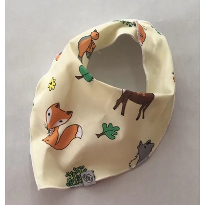 Nyálfogó kendő - Erdei Állatok