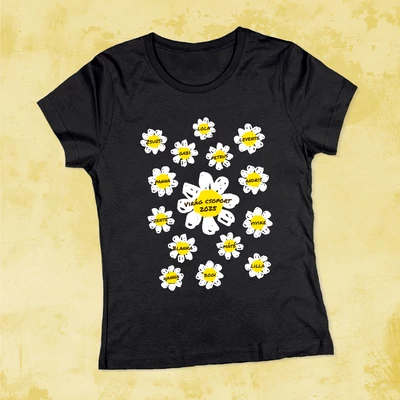 Virágok (Fehér szirom) - Búcsúpóló Óvónéniknek (Ovisok nevével, egyedi)