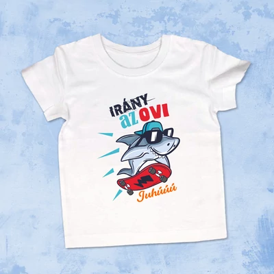 Irány az ovi (Cápa)  - Gyerek póló