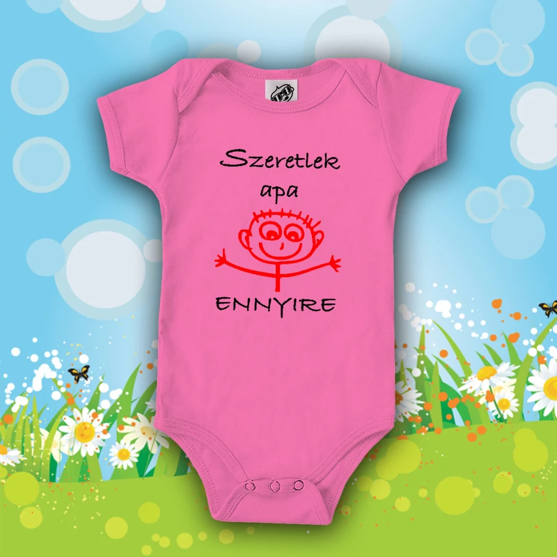 Szeretlek Apa baba body - Babaruha
