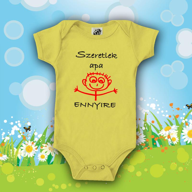 Szeretlek Apa baba body - Babaruha