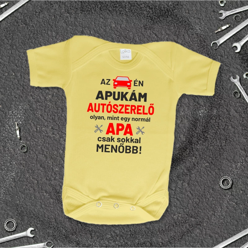 Az én Apukám autószerelő - Babaruha