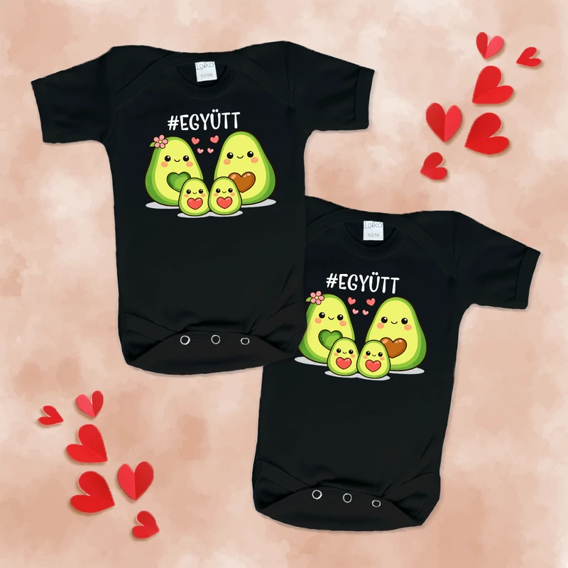 #Együtt avokádó - Babaruha ikreknek
