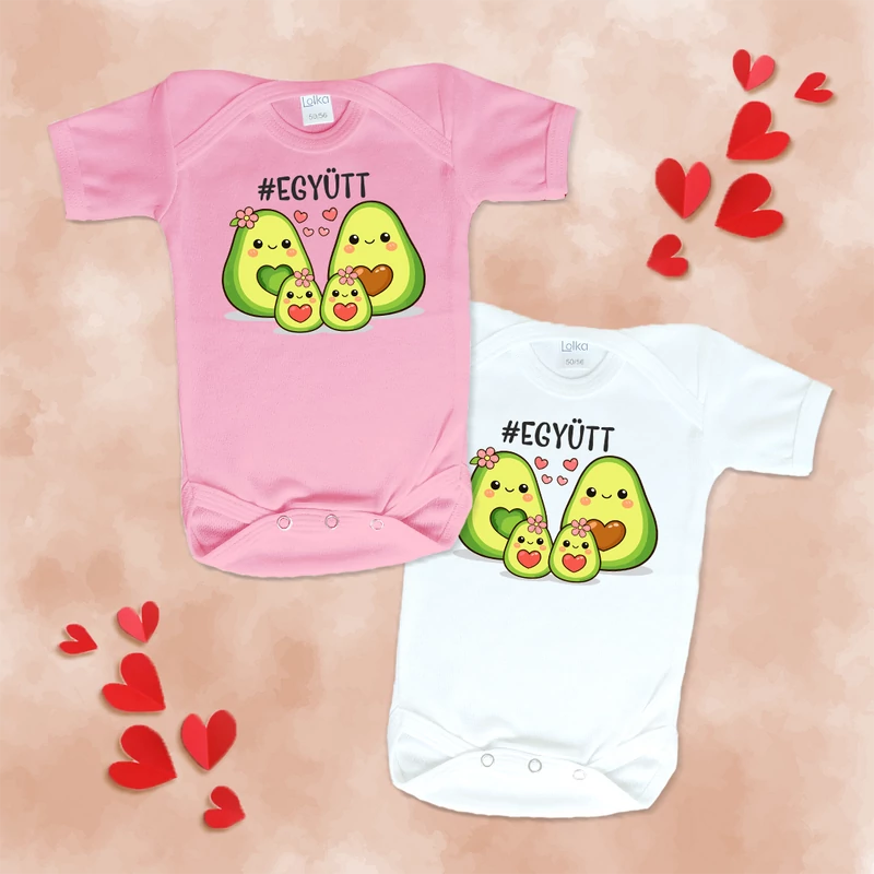 #Együtt avokádó - Babaruha ikreknek